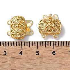 Brass Box Clasps&nbsp;KK-F867-38G