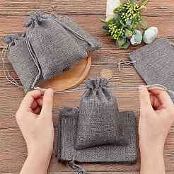 Burlap Packing Pouches Drawstring Bags&nbsp;ABAG-Q050-10x14-04