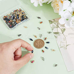 100pcs 5 colors Electroplate Glass Beads&nbsp;EGLA-PH0001-49