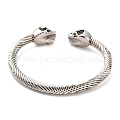 304 Stainless Steel Cuff Bangles&nbsp;BJEW-E094-22AS
