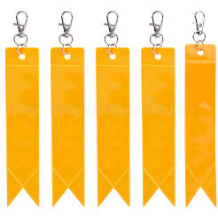 12Pcs Rectangle PVC Pendant Keychains&nbsp;AJEW-CN0005-24B