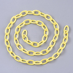 Acrylic Opaque Cable Chains&nbsp;X-PACR-N009-001K