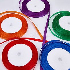 10 Rolls 10 Colors Polyester Ribbon&nbsp;OCOR-CY0002-55