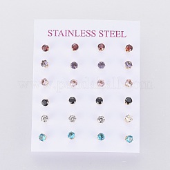304 Stainless Steel Stud Earrings&nbsp;EJEW-I229-02G-A