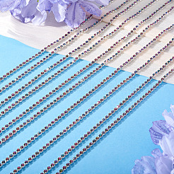 5Yards Alloy Glass Rhinestone Cup Chains&nbsp;AJEW-TA0002-63