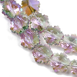 Electroplate Glass Beads Strands&nbsp;EGLA-B011-01A-HR01