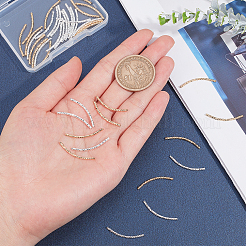 40Pcs 2 Colors Brass Tube Beads&nbsp;KK-PH0003-66