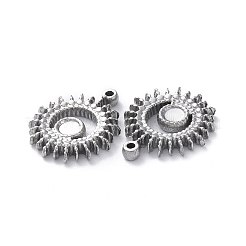 Non-Tarnish 304 Stainless Steel Pendant Cabochon Settings&nbsp;STAS-P324-34P