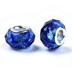 Transparent Resin European Beads&nbsp;RPDL-T003-003-B02