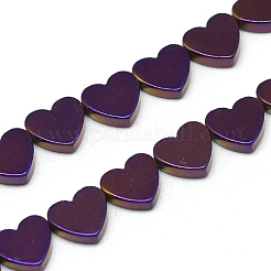Electroplate Non-magnetic Synthetic Hematite Beads Strands&nbsp;G-T057-13