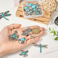 13pcs 13 style Tibetan Style Alloy Pendants&nbsp;FIND-TA0002-36