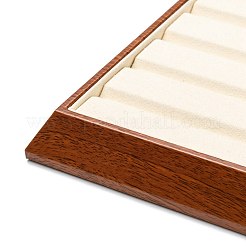 Rectangle Wood Pesentation Jewelry Diamond Display Tray&nbsp;ODIS-P008-14A