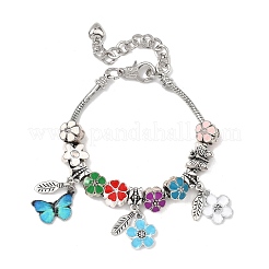 Alloy European Beads Charm Bracelets for Women&nbsp;BJEW-JB13948