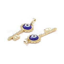 Handmade Evil Eye Lampwork Pendants&nbsp;LAMP-G157-03G-13