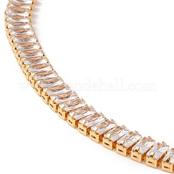 Cubic Zirconia Tennis Necklaces&nbsp;NJEW-G017-01D-G