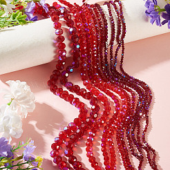 11 Strands 11 Styles Electroplate Glass Beads Strands&nbsp;EGLA-TA0003-06