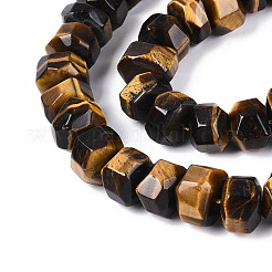Natural Tiger Eye Beads Strands&nbsp;G-N347-17A-02