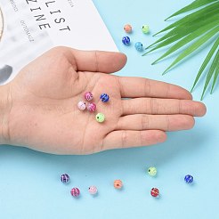 Plating Acrylic Beads&nbsp;PACR-S188-8mm-M