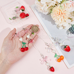 Resin & Acrylic Mobile Straps&nbsp;HJEW-BC00031