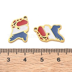 304 Stainless Steel Enamel Pendants&nbsp;SA-CBA7876-38G-07