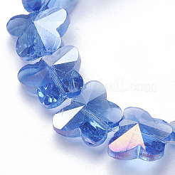 Electroplate Glass Beads&nbsp;X-EGLA-Q091-14mm-B10