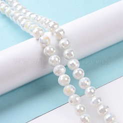 Electroplate Glass Beads Strands&nbsp;X-GLAA-E036-13E