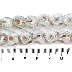 Handmade Milleflori Glass Beads Strands&nbsp;X-LAMP-M018-01A-03