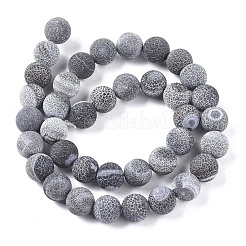 Natural Weathered Agate Beads Strands&nbsp;G-L534-M-10mm