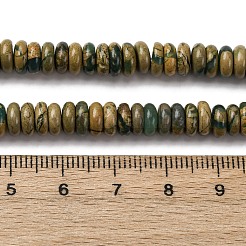 Natural Verdite Stone Beads Strands&nbsp;G-L624-H08-6x2mm
