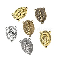 Tibetan Style Oval with Virgin Holy Rosary Center Pieces Chandelier Links&nbsp;TIBE-X0009-FF