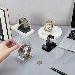 6Pcs 2 Colors Plastic Single Watch Display Cases&nbsp;CON-PH0003-65