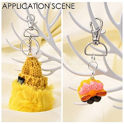 Zinc Alloy Swivel D Rings Lobster Claw Clasps&nbsp;E341-8