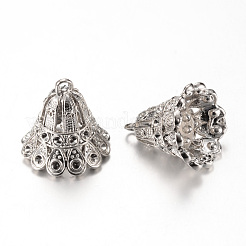 Alloy Pendant Bail Rhinestone Settings&nbsp;PALLOY-S090-08P-LF