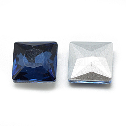 Pointed Back Glass Rhinestone Cabochons&nbsp;RGLA-T027-8x8mm-14