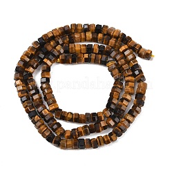 Natural Tiger Eye Beads Strands&nbsp;G-G345-C15-2x4mm