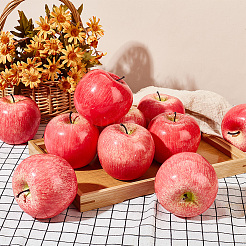 10Pcs Foam Simulation Apple Model&nbsp;AJEW-PH0011-63