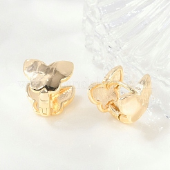 Brass Hoop Earrings&nbsp;EJEW-Q016-06G