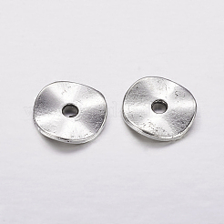 Antique Silver Disc Beads&nbsp;X-LF9350Y-NF