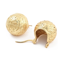Rack Plating Brass Hoop Earrings&nbsp;EJEW-C108-04G