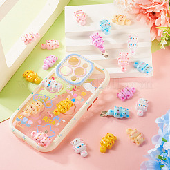 30Pcs 6 Colors Resin Cabochons&nbsp;RESI-TA0003-80