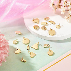 18Pcs 9 Styles Brass Charms&nbsp;KK-TA0008-57