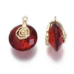 Valentine's Day Glass Pendants&nbsp;X-GLAA-N038-003G