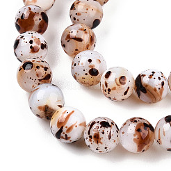 Drawbench Style Dyed Natural Freshwater Shell Beads Strands&nbsp;SHEL-T019-01A