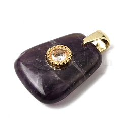 Natural Banded Amethyst Pendants&nbsp;G-C282-03K