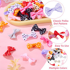 90Pcs 9 Colors Polyester Ornament Accesories&nbsp;DIY-TA0012-70