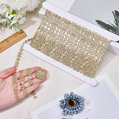 7.5Yards Polyester Lace Trims&nbsp;SRIB-GF0001-54C