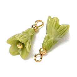 Dyed Synthetic Coral Pendants&nbsp;GG-CBAC295-03G-05