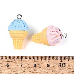 Opaque Resin Pendants&nbsp;RESI-T056-04M