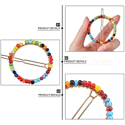 8Pcs 4 Style Alloy Claw Hair Clips&nbsp;PHAR-SZ0001-05