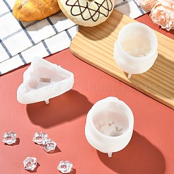 3 Pcs 3 Styles Epoxy Resin 3D Cake Decoration Silicone Molds&nbsp;ST-CJ0043-049